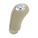 thumbnail image 1 of Pomo de cambio de marchas Unique Bargains 5 velocidades para Renault Clio III 05-09 plástico beige, 1 of 6