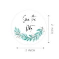 thumbnail image 5 of Koyal Wholesale Save The Date Round Sticker Labels, Watercolor Leaf Garland Design, 2-Inch Wedding Envelope Seals, 120-Pack, 5 of 5