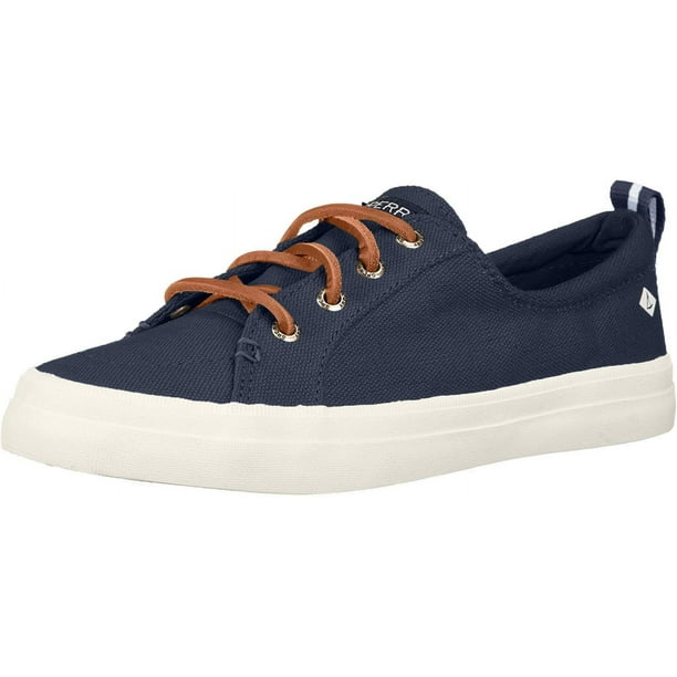 Sperry Womens Crest Vibe Linen Sneaker Navy Size 9.5 Walmart