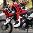thumbnail image 3 of Bottes et Chaussures de Moto Toutes Saisons pour Hommes et Femmes, Noir Rouge, 41, 3 of 19