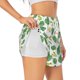thumbnail image 1 of Balery Frogs And Tropical Leaves Pantalones cortos deportivos para mujer con forro y dos bolsillos, elásticos, para entrenamiento, gimnasio, yoga-XX-Large, 1 of 7