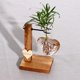thumbnail image 2 of Florero hidropónico Matsuzay Clear Heart Glass Planter Single Type2 NO2, 2 of 6