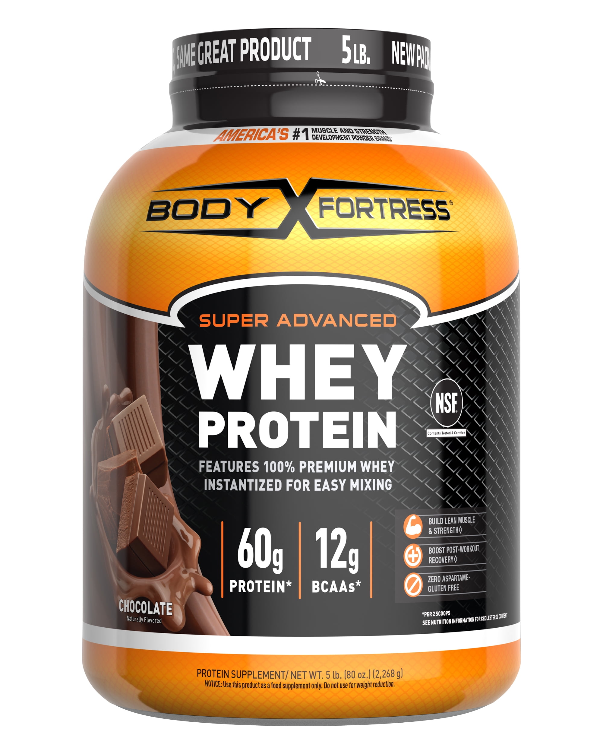 Body Fortress Super Advanced Whey Protein Powder Chocolate 60g 