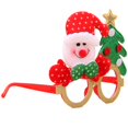 thumbnail image 1 of Accesorios para gafas navideñas, accesorios para fotos, anteojos, recuerdos creativos para fotos Monigote de nieve, 1 of 7