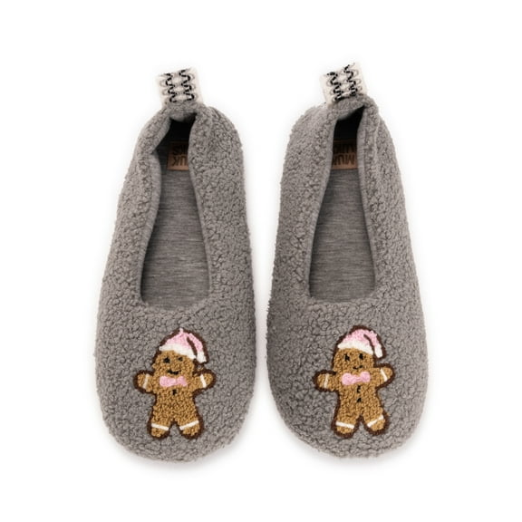 MUK LUKS Women's Travel Ballerina Holiday Slipper