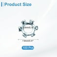 thumbnail image 2 of 100 Pcs SAE 6 Rondelles de Verrouillage Externes en Acier au Carbone Zincé, 2 of 6