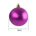 thumbnail image 2 of Christmas Ball Shatterproof Christmas Tree Decoration Ball Christmas Ball Ornaments Holiday Wedding Party Decoration Ball - Purple 4CM, 2 of 5