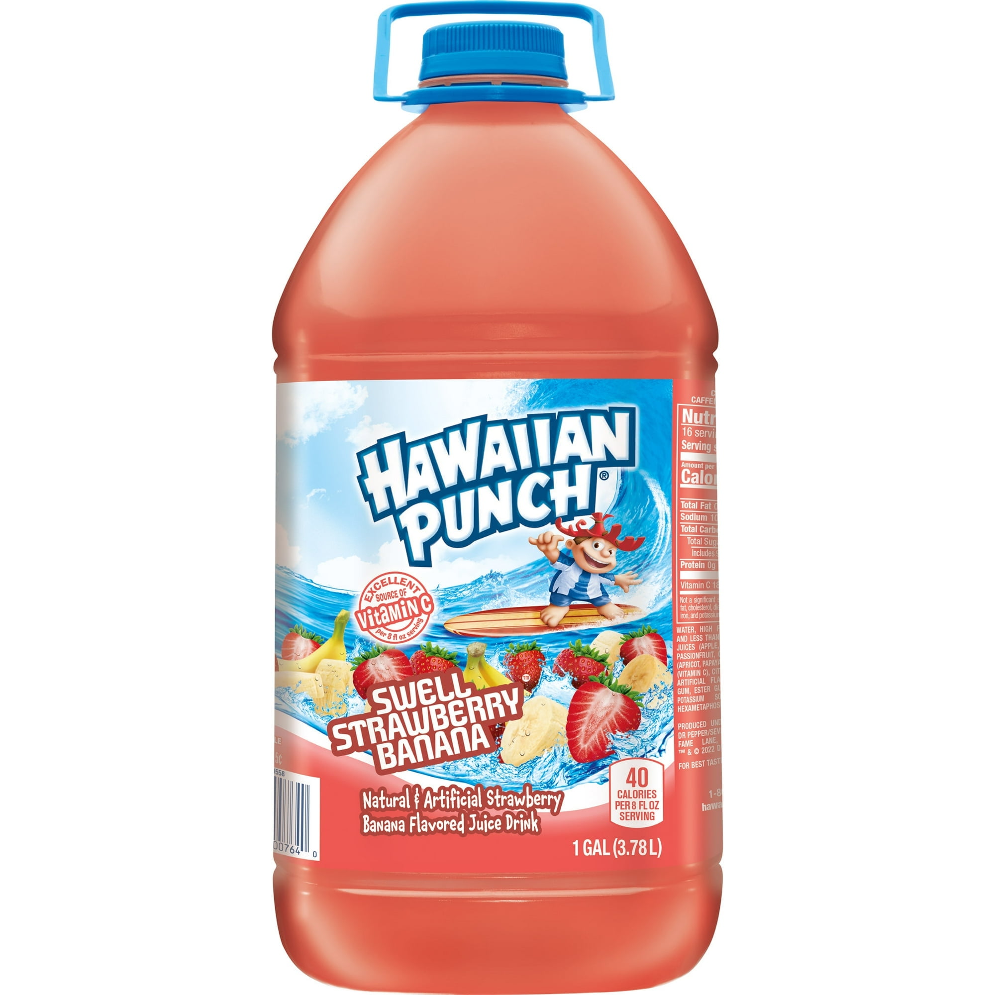 Hawaiian Punch Swell Strawberry Banana Juice Drink, 1 Gal, Bottle