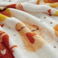 thumbnail image 4 of Fun Fall Throw Blanket: Pumpkin Spice and Everything Nice Cozy Wrap Accent for Sofa Couch Chair Bed Dorm, 4 of 4
