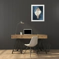 thumbnail image 3 of Malkowski, Melissa 19x24 White Modern Wood Framed Museum Art Print Titled - Conch Shell Blues I, 3 of 4