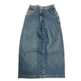 thumbnail image 4 of JNCO-pantalones vaqueros holgados Vintage para hombre y mujer, Pantalón ancho de cintura alta, Harajuku, Hip Hop, bordado con letras, Y2K, 4 of 5