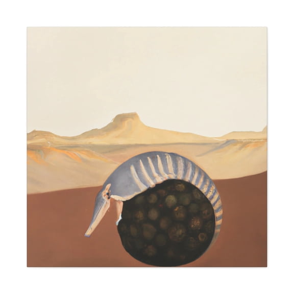 Armoured Armadillo Art - Canvas