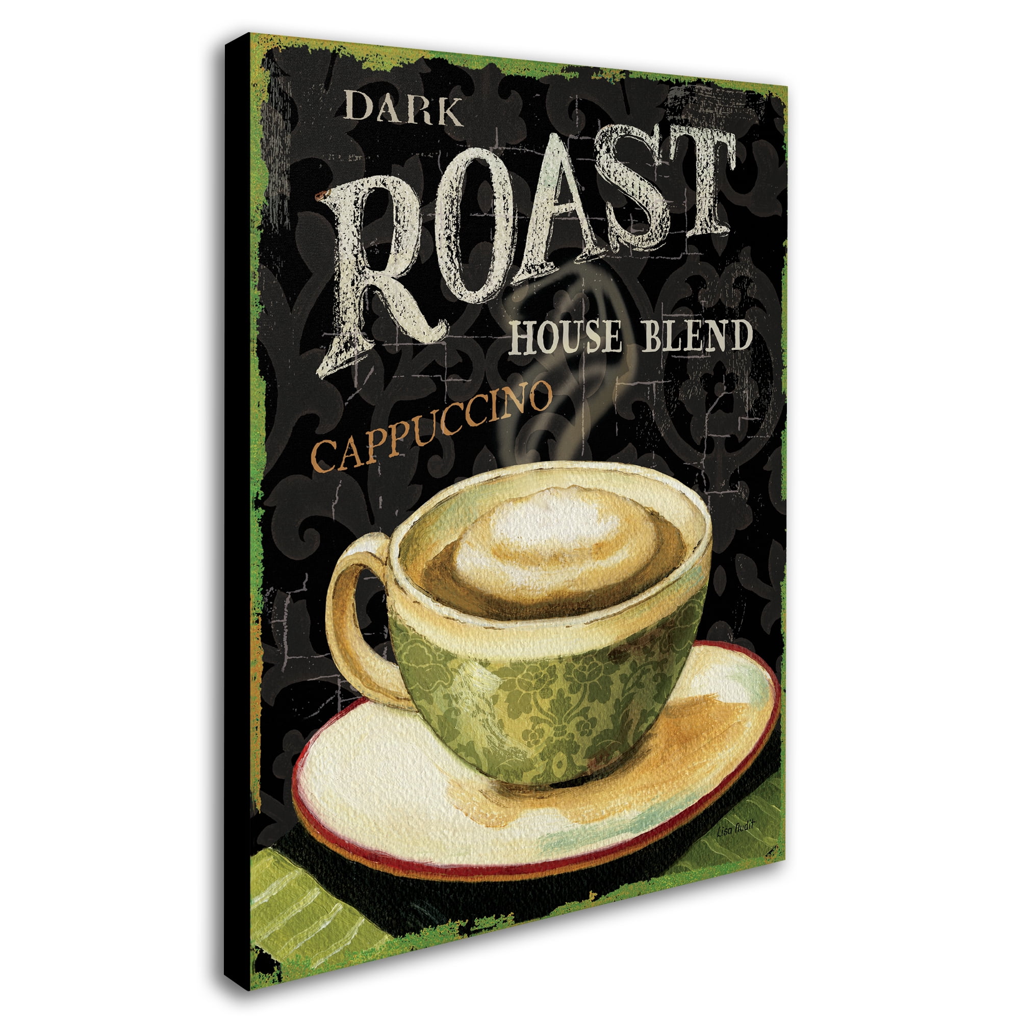 Trademark Fine Art "Today's Coffee III" Canvas Art by Lisa Audit