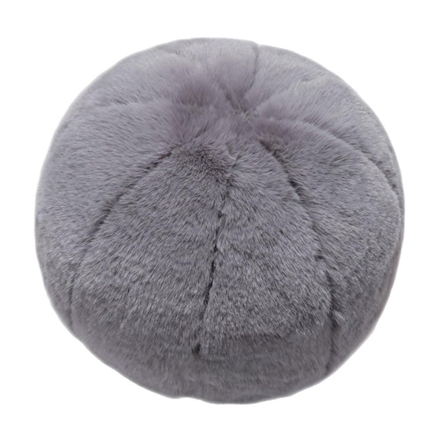 Almohada de Felpa Suave Esférica Relleno Bo de Felpa Almohada Decoración Cojín Cojín Almohada para Cama de Oficina Decoración de Estar Gris Sunnimix arrojar la almohada
