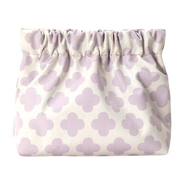 Fiudx Mini Bolsa de Almacenamiento, Organizador de Cosméticos Portátil, Cierre Magnético, Lona, Ideal para Dinero En Efectivo, Pintalabios, Joyas, Artículos Esenciales Diarios, Regalo de Navidad, 13