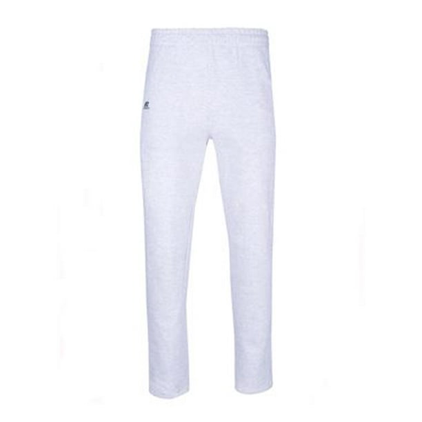 Russell Athletic - Russell Athletic Cotton Rich Fleece Open Bottom Sweatpants with Pockets M Ash