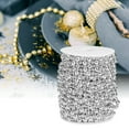 thumbnail image 2 of XingJian LLC Artificial Pearl Bead String for Christmas Tree/Wedding Curtain DIY Decoration - 20m (Silver), 2 of 8