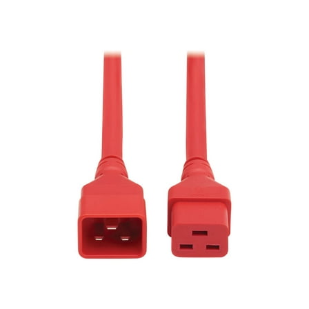 Tripp Lite Power Extension Cord, C20 to C19 - Heavy-Duty 6 ft, Red