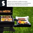 thumbnail image 4 of Parrilla Asador De Carbón Tipo Barril Con Ruedas Acero Inox, 4 of 5