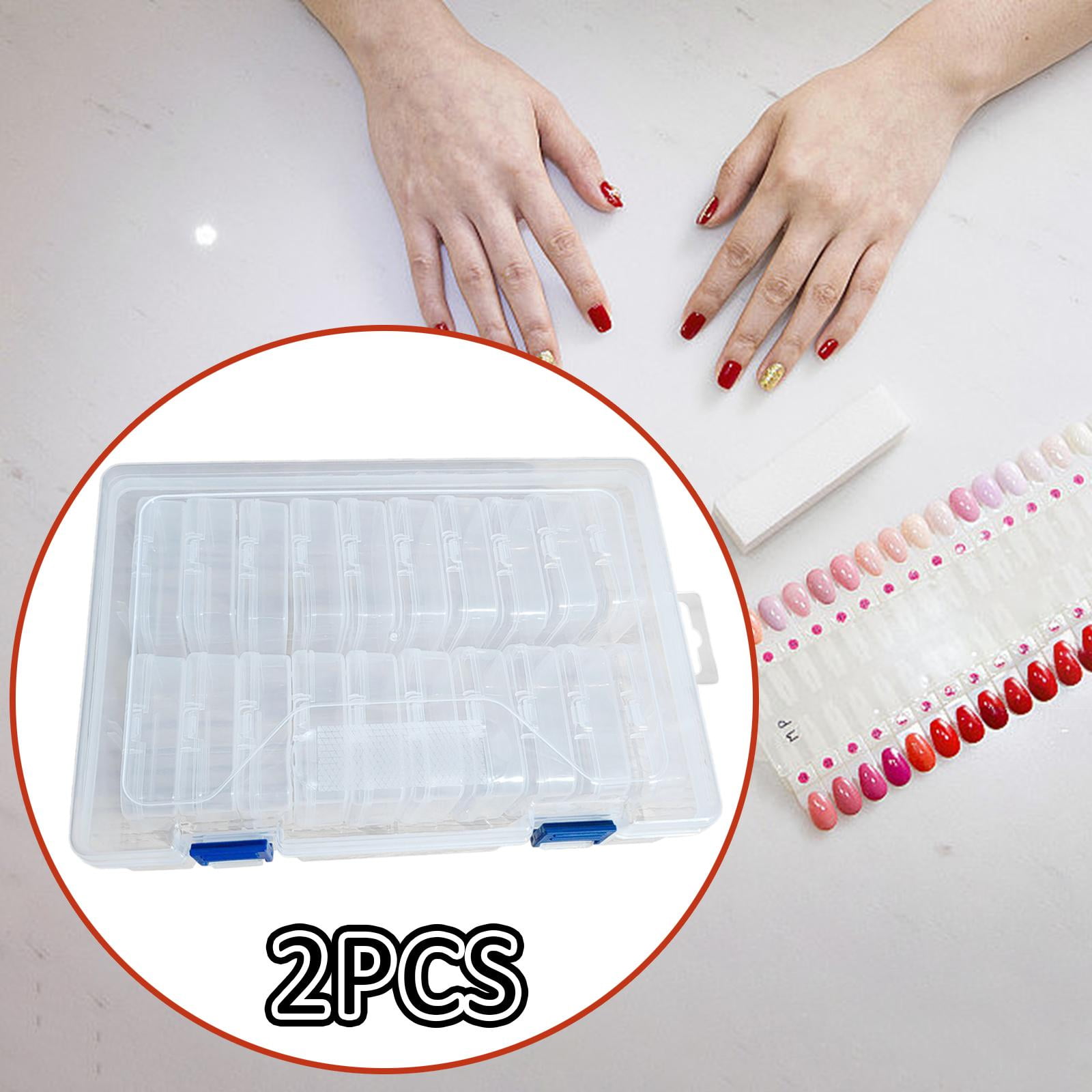 Nishiyuenyi Jewelry Bead Organizer Storage Boxes,Storage Boxes,Craft Storage for Small Items 6.5cmx4.5cmx2cm
