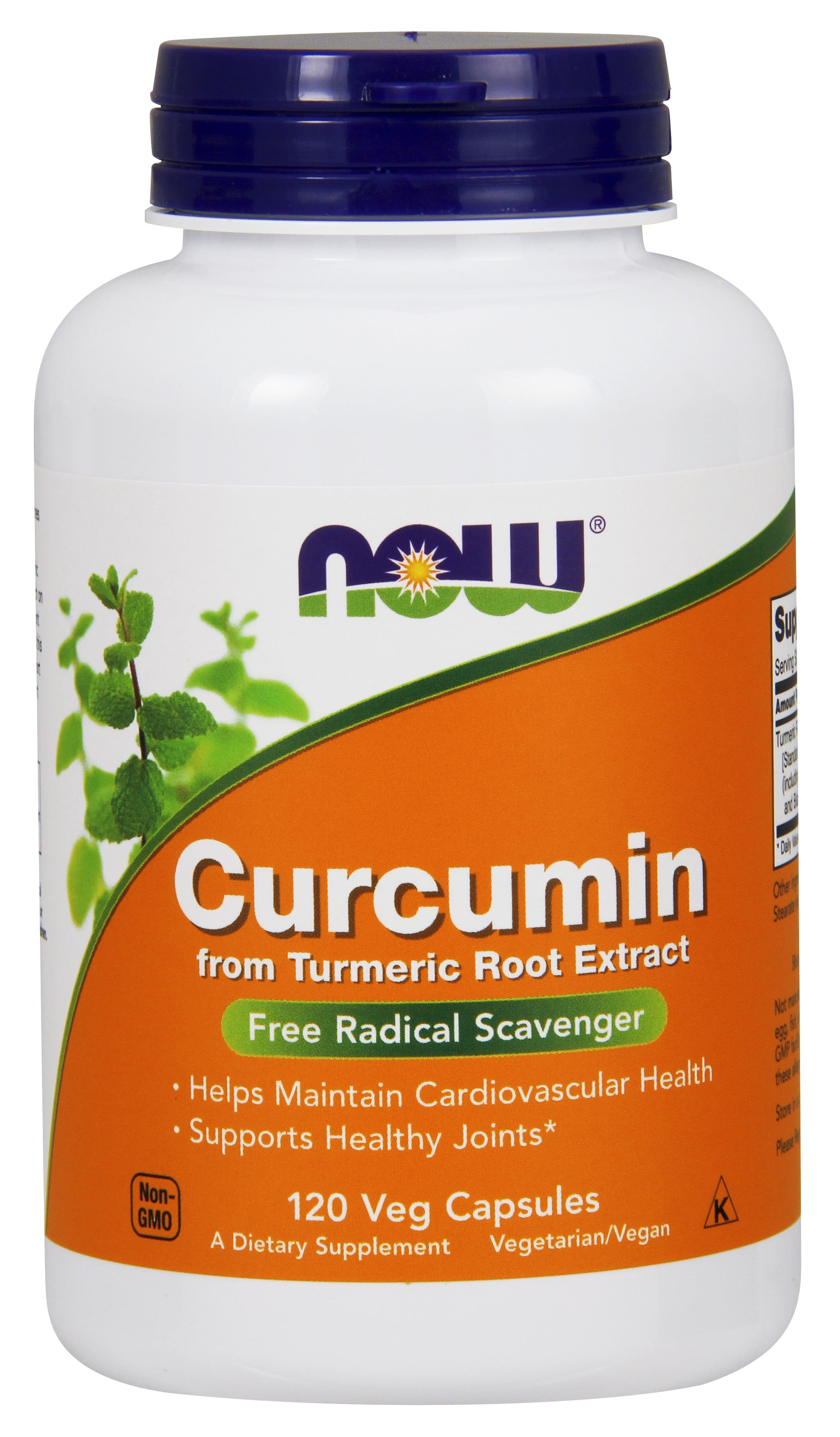 NOW Supplements, Curcumin, Derived from Turmeric Root Extract, Herbal