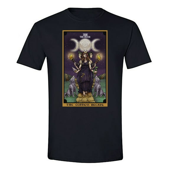 The Ghoulish Garb The Goddess Hecate In The Moon Tarot Card Shirt Small