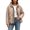 Khaki, variant on Winter Coats for Women Quilted Ladies Jacket Padded Hooded Zip up Coat Lightweight Warm Outerwear with Pockets Casual Ladies Clothing Winter Fashion Jacket Daily Wear, Black, M