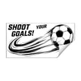 thumbnail image 2 of Soccer Theme Wall Decal For Bedroom Living Room Sports Home Wall Decoration Shoot For Your Goals 1 Set Of Stickers, 2 of 7