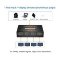 thumbnail image 3 of Répartiteur HDMI UHD 4K x 2K 3D Compatible HDMI Répartiteur Vidéo 1X4 Adaptateur de Câble HDMI, 3 of 5