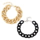 thumbnail image 1 of Pulseras de cadena cubana para hombres y mujeres, pulsera de tendencia hip-hop con personalidad de moda para niñas, regalos de fiesta de vacaciones, 1 of 5