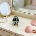 thumbnail image 5 of Flip Top Enamel Egg Jewelry Ring And Earring Storage Light Home ., 5 of 6