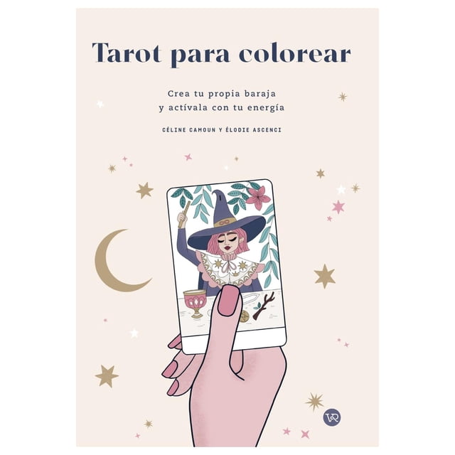 Libro Tarot Para Colorear Tapa Blanda, Autor Celine Camoun, Editorial Vr