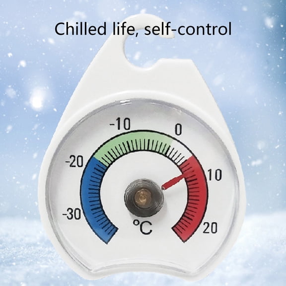 Refrigerator Digital Hook Thermometers with Red Indicator