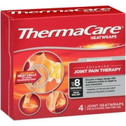 ThermaCare Advanced Multi-Purpose Joint Pain Therapy (4 Count) Heatwraps, Up to 8 Hours of Pain Relief, Temporary Relief of Joint Pains
