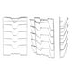 thumbnail image 4 of Estante para tapas de ollas, estante para tapas de ollas para gabinete de cocina montado en la pared o la puerta, soporte para tapas de ollas, estética elegante, 4 of 12