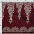 thumbnail image 1 of Soimoi Polyester Crepe Fabric Floral & Semi Mandala Panel Fabric Prints by Yard 42 Inch Wide, 1 of 3