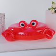 thumbnail image 2 of 1 Uds. Asiento inflable de agua flotante, cangrejo rojo inflable, anillo de natación, asiento flotante para niños-rojo, 2 of 5