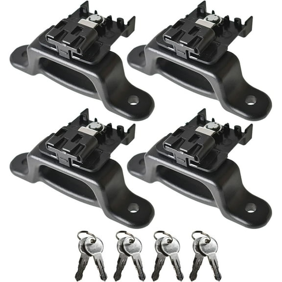 SEBLAFF Pack of 4 Box Tie Down Truck Bed Cleats Locking Replacement for F-150 F-250 Super Duty F-350 Super Duty 2015-2020 FL3Z99000A64B