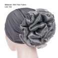 thumbnail image 7 of Women Flower Elastic Turban Beanie Head Wrap Chemo Cap Hat, 7 of 7