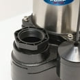 thumbnail image 2 of Superior Pump 92751 3/4 HP 2 inch Discharge Stainless Steel Vertical Switch Utility Pump, Black, 2 of 10