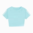 thumbnail image 5 of Baby Girl Clothes 2 Piece Outfits Crop Tops and Shorts Set Soft Cotton Clothing Sets Sports Tracksuit, 5 of 6