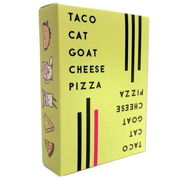 Taco Cat Goat Cheese Pizza Pizza Engelska Kortspel Party Kortspel Multiplayer Brädspel