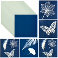 TIMESETL 70 Sheets Cyanotype Paper 3.9 x 3.9 Inch Sun Print Paper Kit