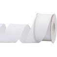 thumbnail image 1 of Joycrosso Burlap Wired Edge Ribbon 2 inch x 10 Yards, White, Ideal for Crafting, Gift Wrapping, Wreath, Christmas Tree, and Rustic Wedding Decorations, 1 of 4