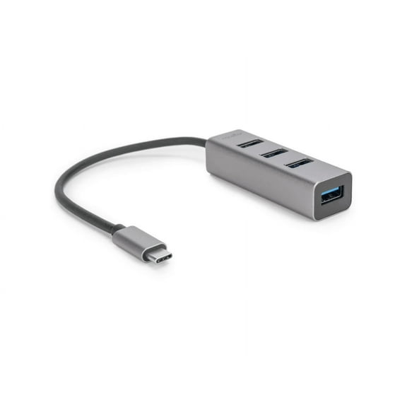 Rocstor Premium Portable 4 Port Aluminum Hub USB-C to 4x USB-A Hub Y10A228A1