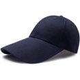 thumbnail image 1 of XINQIHANG Casquette de Baseball Ajustable Unie pour Hommes et Femmes, Chapeau à Visière Super Longue avec Sangle, 1 of 3