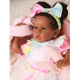 thumbnail image 1 of Muñeca Reborn Rebornova Black Girl de 51 cm con cuerpo suave, 1 of 8