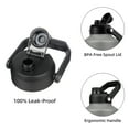 thumbnail image 3 of BJPKPK 128oz Insulated Water Bottle with Wide Mouth, One Gallon Stainless Steel Water Bottle with Handle, One Gallon Water Jug for Sports, Travel, Lava Gray, 3 of 6