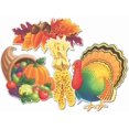 thumbnail image 1 of Beistle 4-Pack Decorative Packaged Thanksgiving Cut-Outs, 14-Inch, 1 of 1