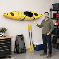 thumbnail image 5 of Heavy Duty Garage Storage Hooks – 120 lb Capacity Wall Mounted Rack for Kayaks, Ladders, Bikes, 5 of 7